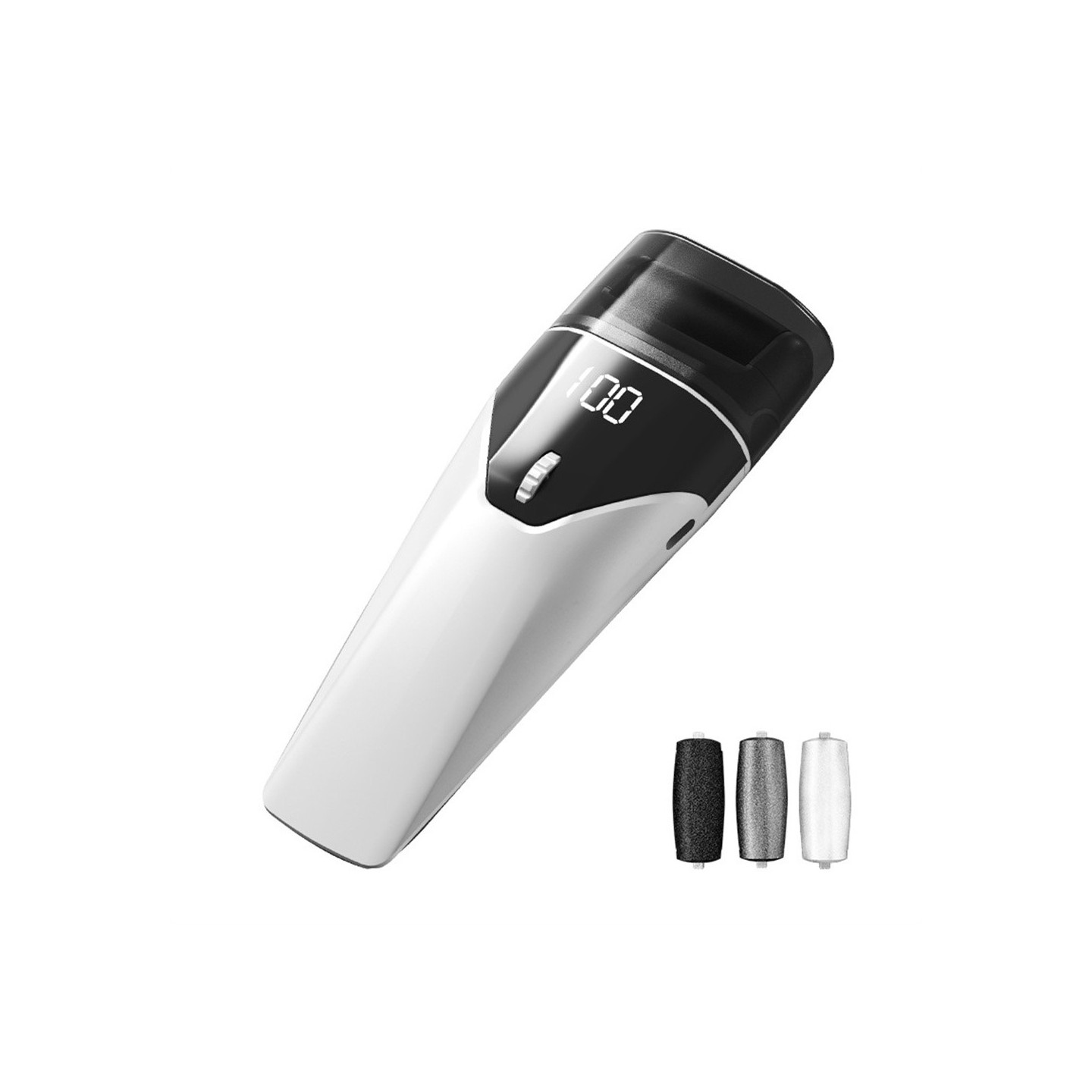 100 speeds Electric Foot file 3 sanding heads digital display Pedicure