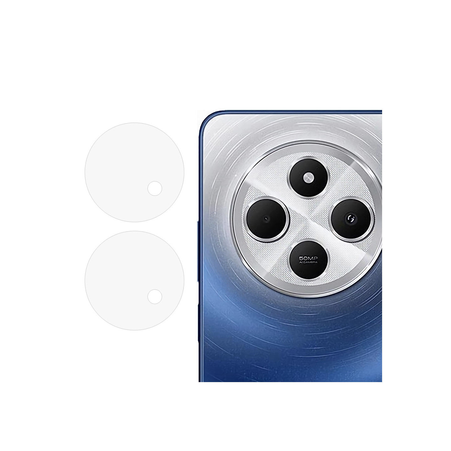 2PCS For Xiaomi Redmi 14C Camera Lens Protector Tempered Glass Lens Film