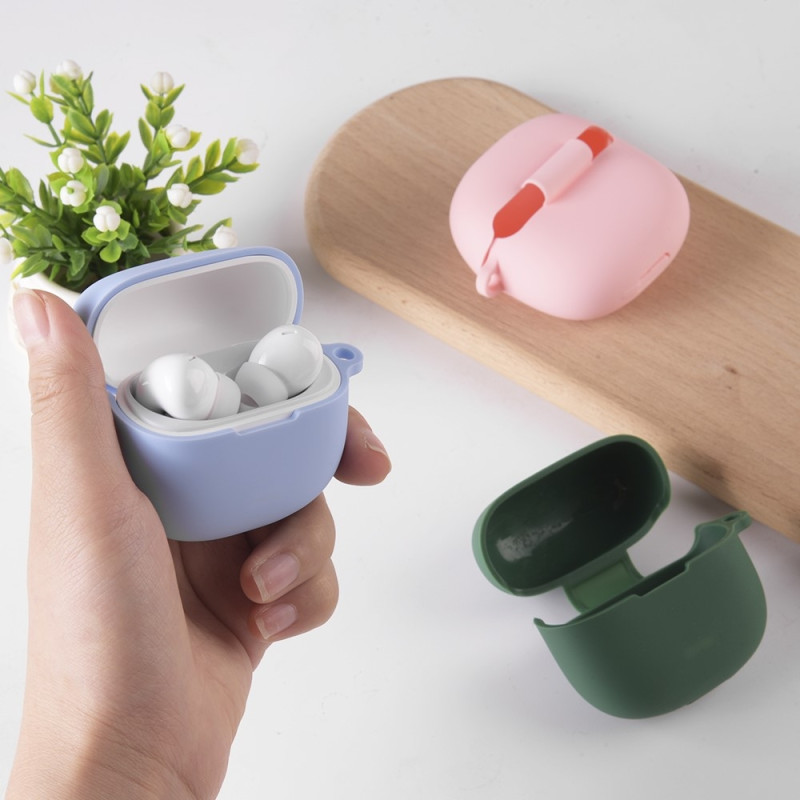 Til Xiaomi Redmi Buds 6 Lite Silikonetui Anti-Ripe Beskyttelsesdeksel - Blå