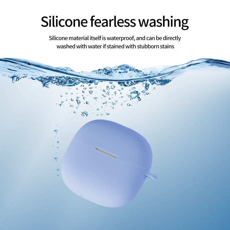 Til Xiaomi Redmi Buds 6 Lite Silikonetui Anti-Ripe Beskyttelsesdeksel - Rød