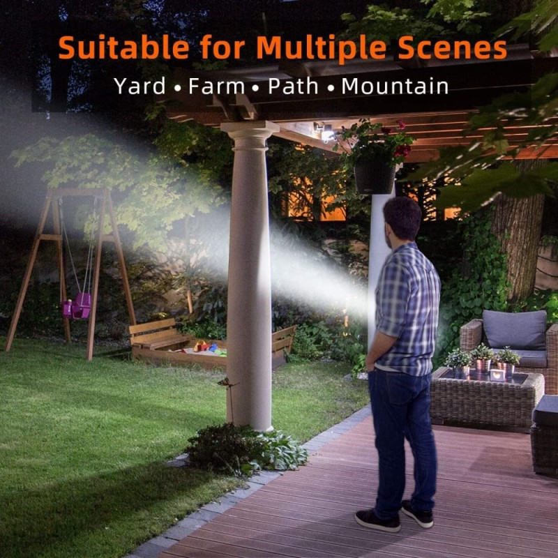 Høy effekt Spotlight Ultra Bright Long Range Nødlommelykt Power Bank