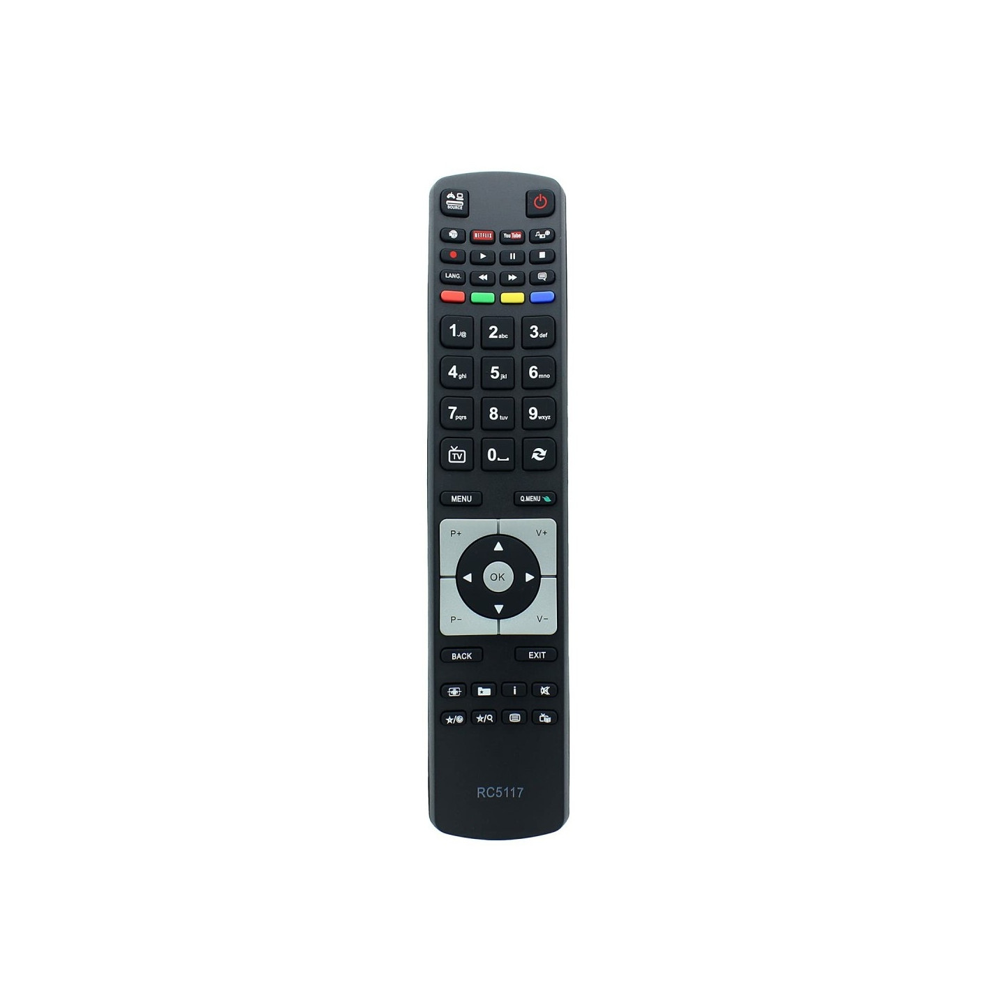 Remote Control Replacement for RC5117 For Hitachi TV