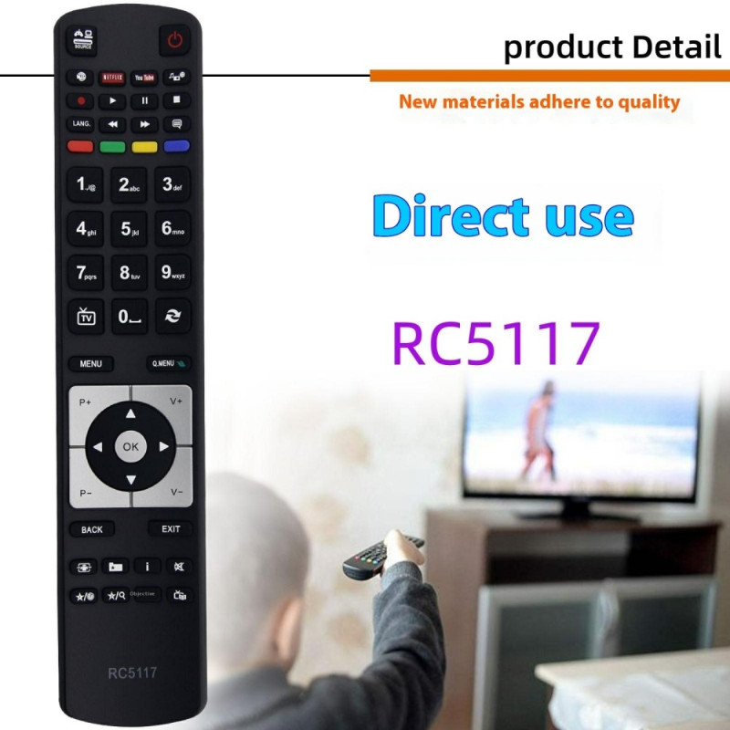 Remote Control Replacement for RC5117 For Hitachi TV