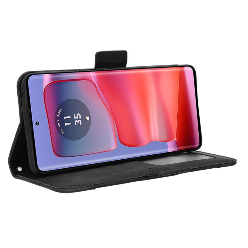 Wallet Stand Phone Case for Motorola Edge 50 / Edge 50 Pro - Black