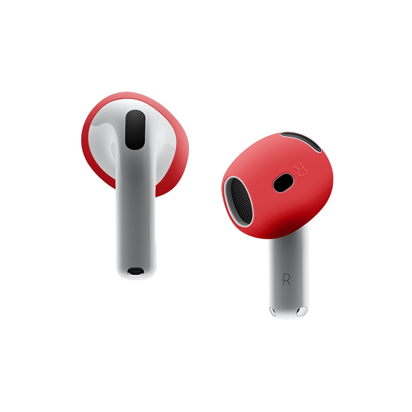 Til AirPods 4 ørepropper Anti - slip silikone etui Øreværne ørepropper - Rød