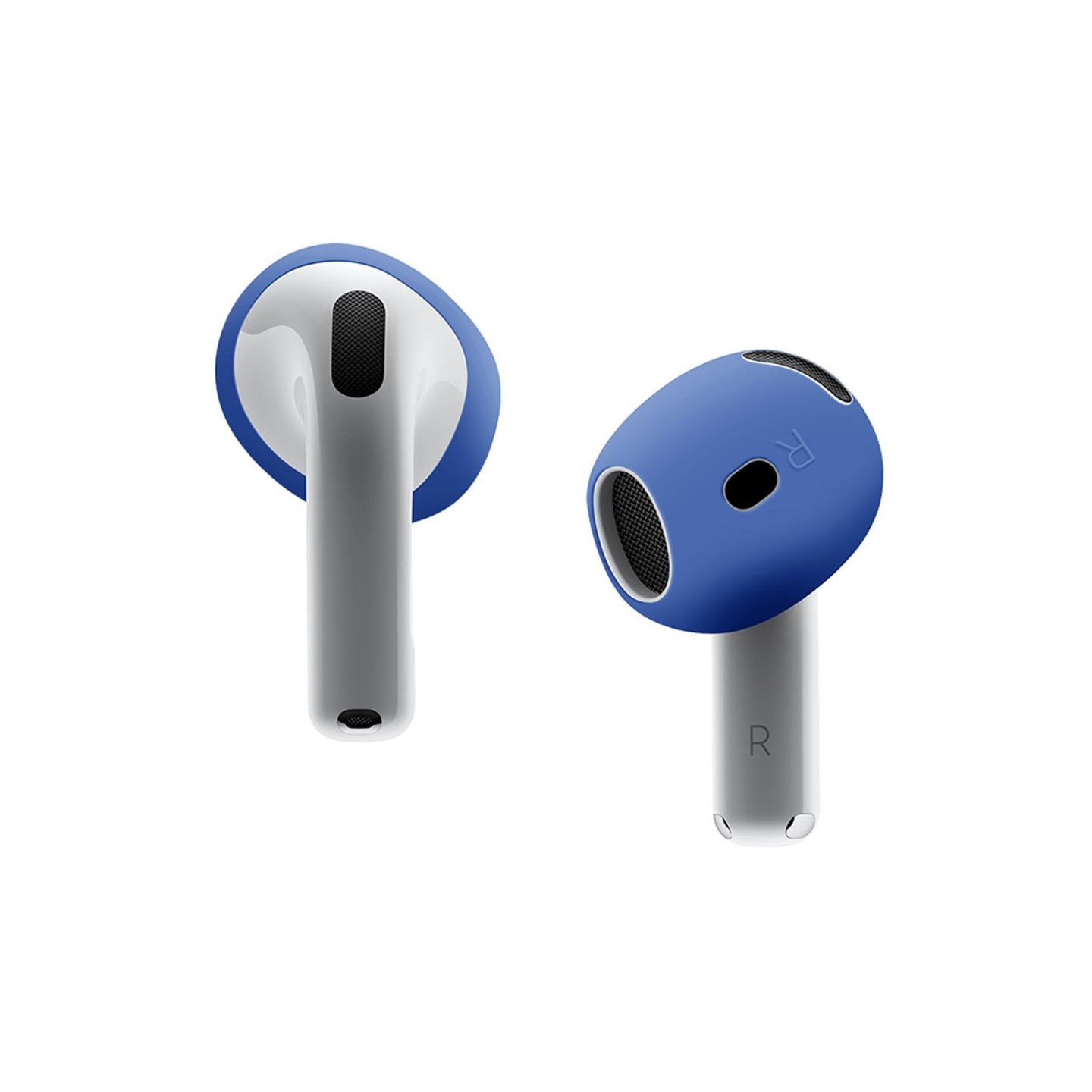 För AirPods 4 hörsnäckor Anti - slip silikonhölje Hörselkåpor Öronsnäckor - Blå