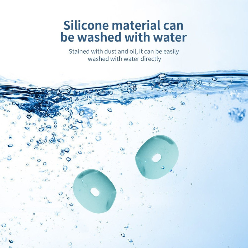 For AirPods 4 Earbuds Anti - slip Silicone Case Earmuffs Earbuds - Blue