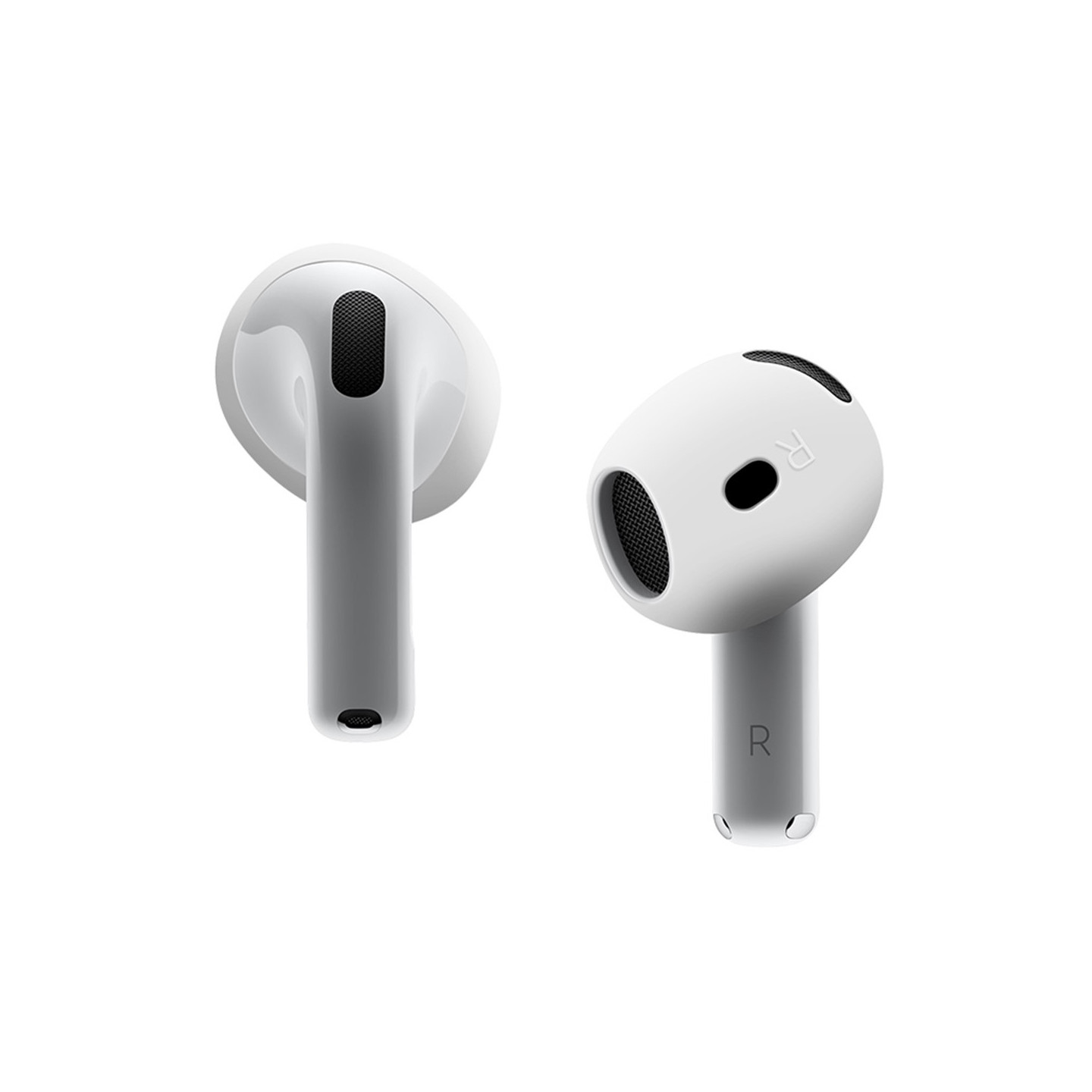 Til AirPods 4 ørepropper Anti - slip silikone etui Øreværne ørepropper - Hvid