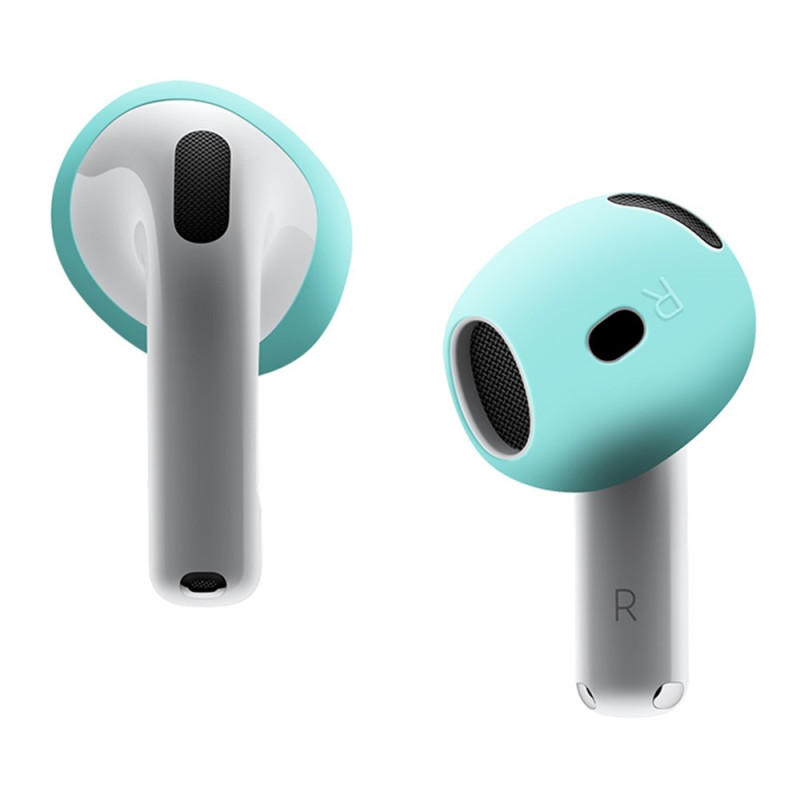 For AirPods 4 ørepropper Sklisikkert silikonetui Ørepropper Ørepropper - Mint