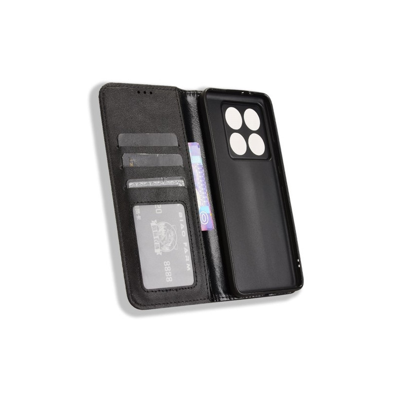 Till Xiaomi 14T Plånboksfodral - Svart