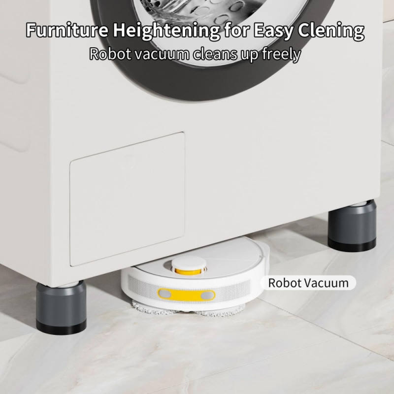 4stk støtdemper for vaskemaskin Støtdempende puter Stille sklisikre puter