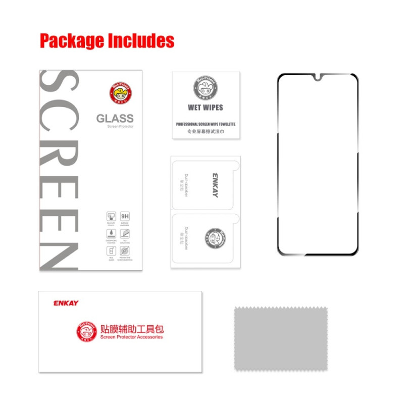 ENKAY For Xiaomi Redmi 14C Screen Protector High Aluminium - Silicon Glass Film
