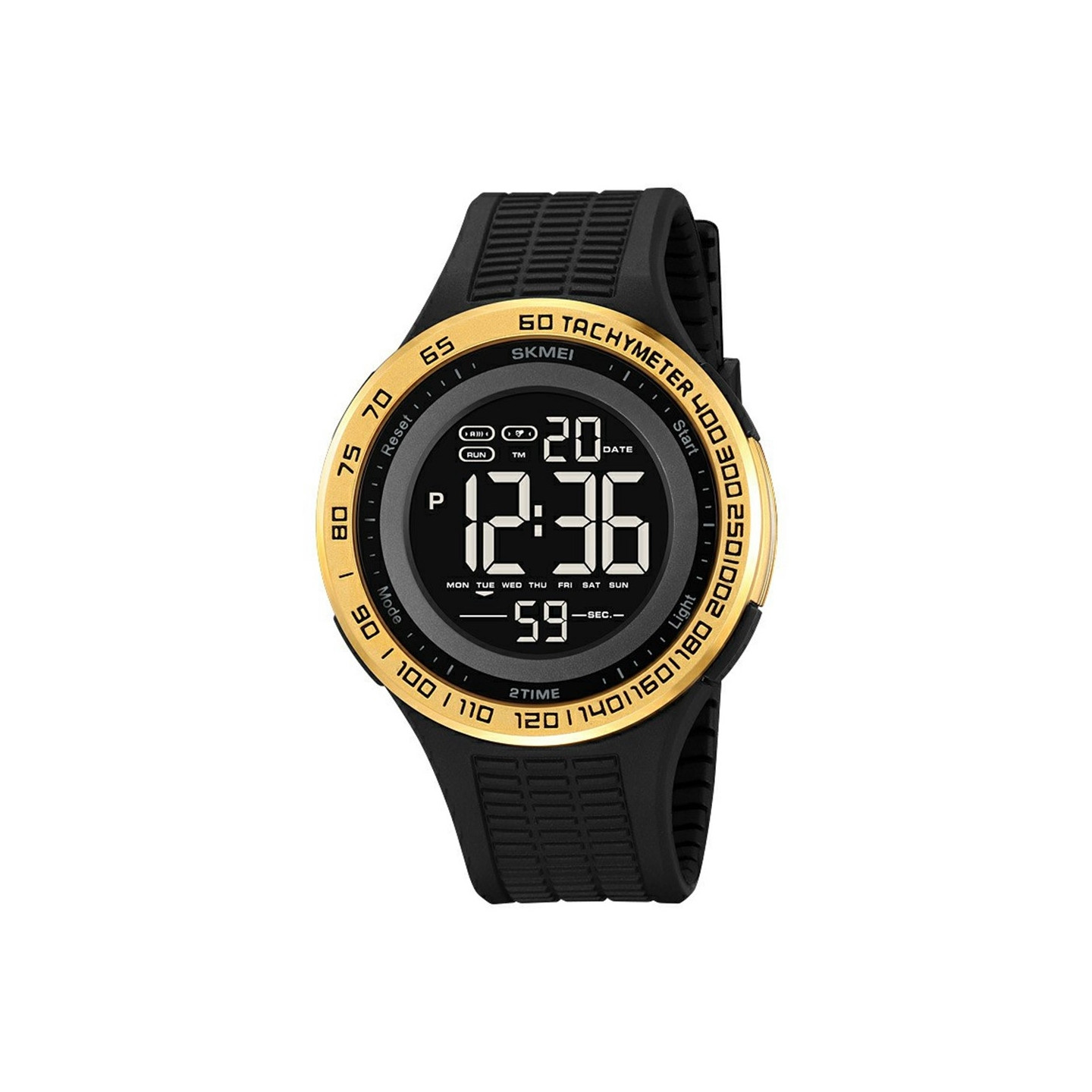 Armbandsklocka Armbandsur Klocka SKMEI Luminous Digital Elektronisk - Guld