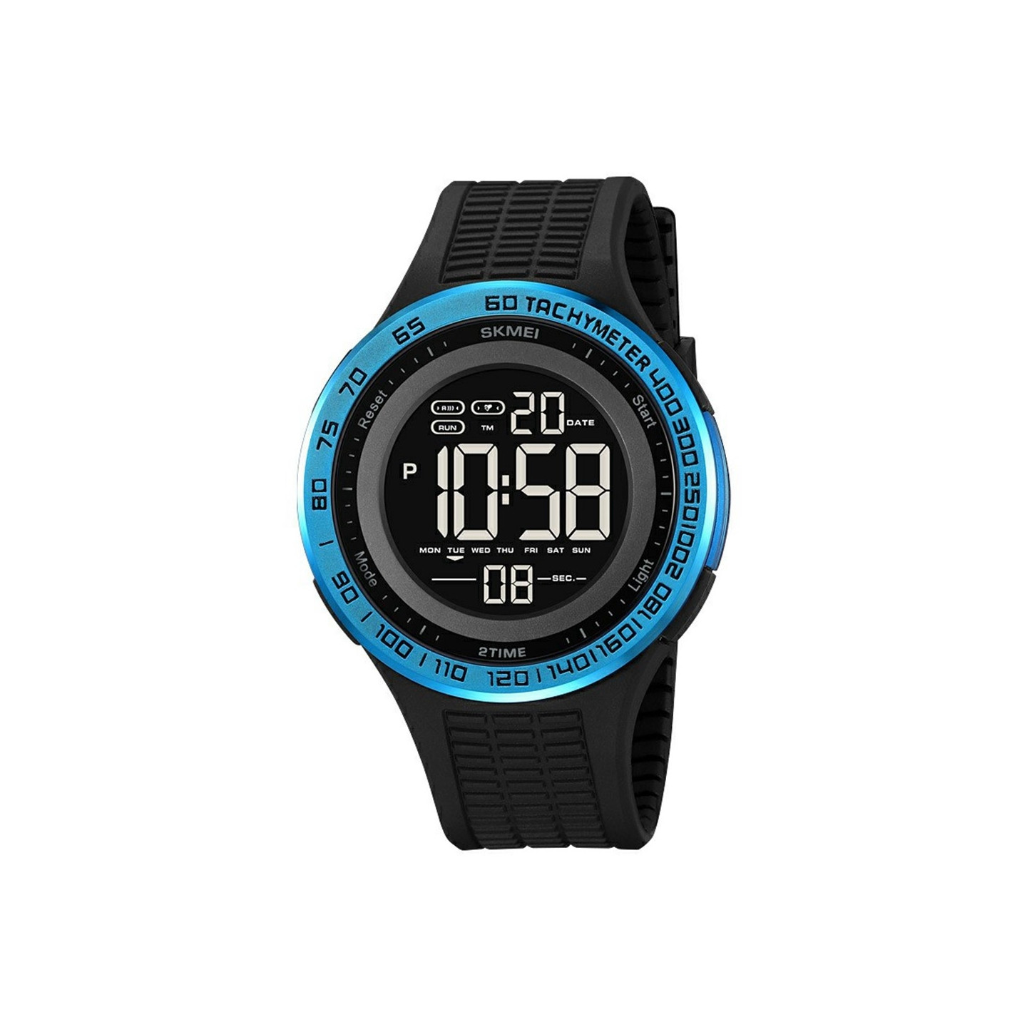 Wristwatch Wristwatch Clock SKMEI Luminous Digital Electronic - Blue