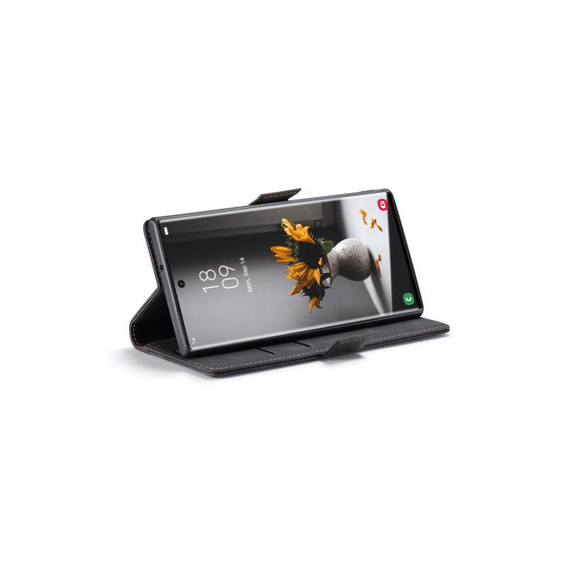 CASEME Lommebok - deksel Samsung Galaxy S23 Ultra - Svart
