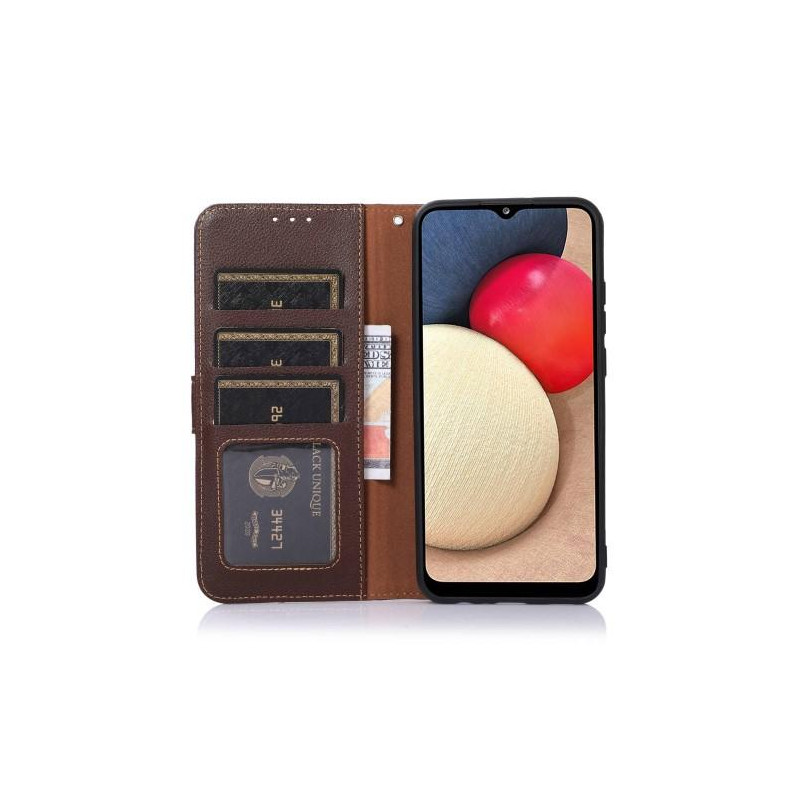 KHAZNEH Phone Cover to Samsung Galaxy S23+ (Plus) - Brown/Blue