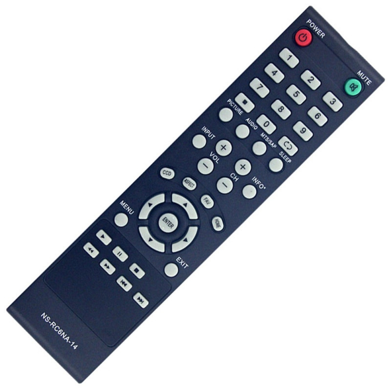 TV-fjernkontroll erstatning for NS-RC6NA-14 for Insignia TV
