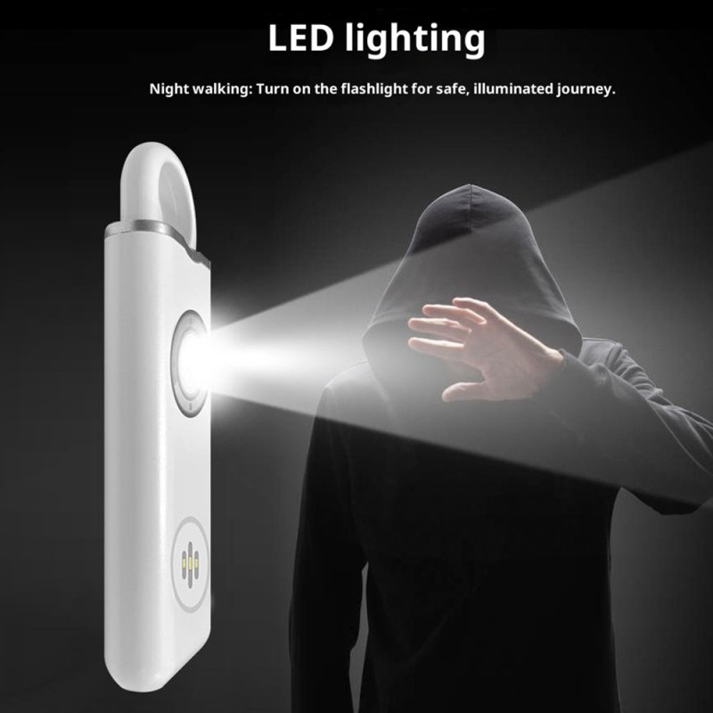 Nødalarm Overfaldsbeskyttelse Selvforsvar Højlydt Personlig Sikkerhedsalarm - Blå