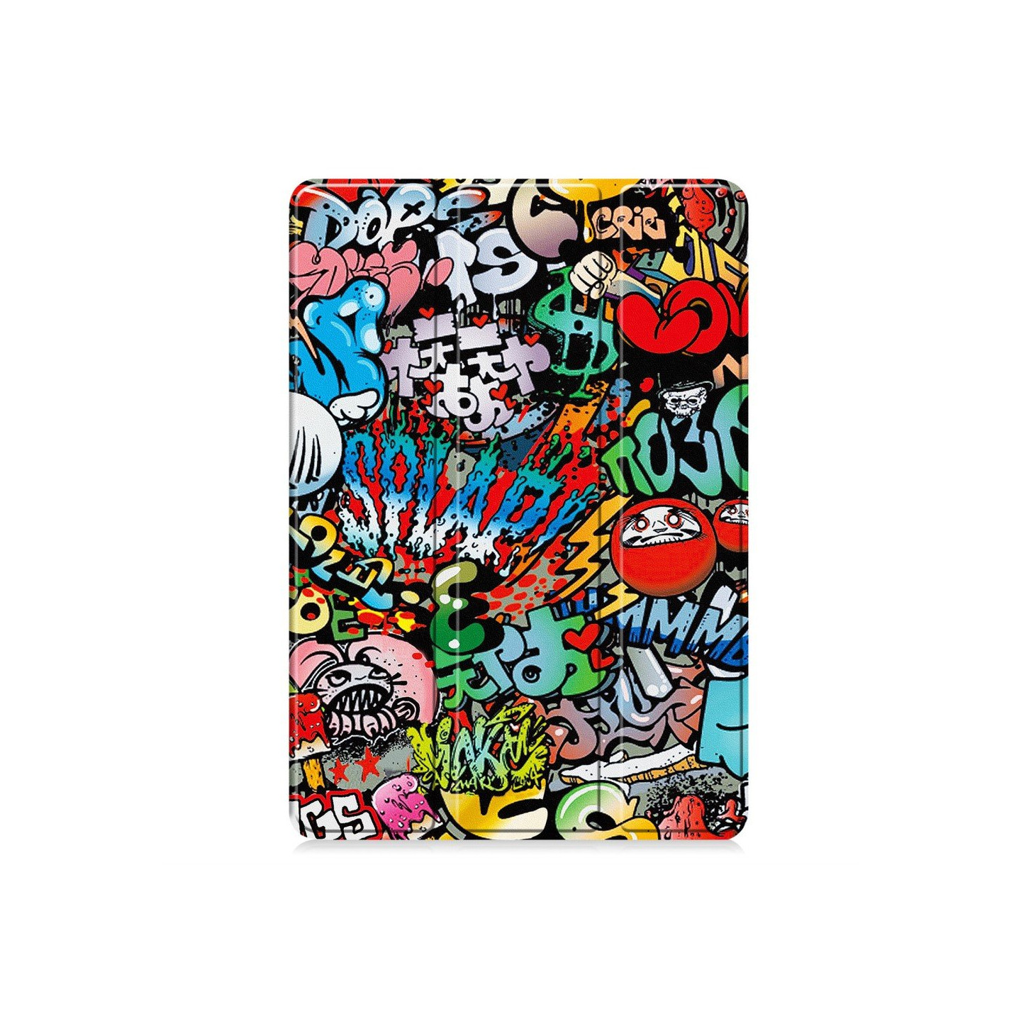 Slim Fit Cover Case til Xiaomi Pad 7 Auto Wake / Sleep - Graffiti