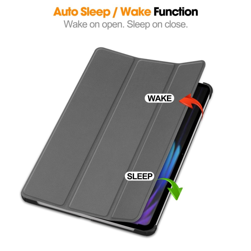 Slim Fit suojakuori Xiaomi Pad 7 Auto Wake / Sleep - laitteelle - Harmaa