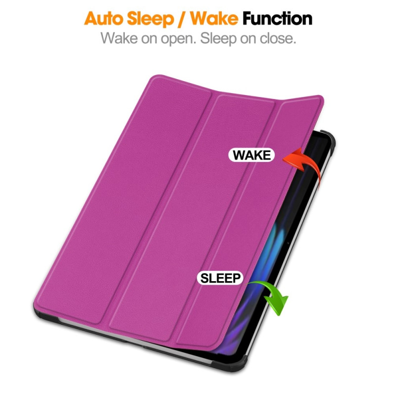 Slim Fit Cover Case til Xiaomi Pad 7 Auto Wake / Sleep - Lilla