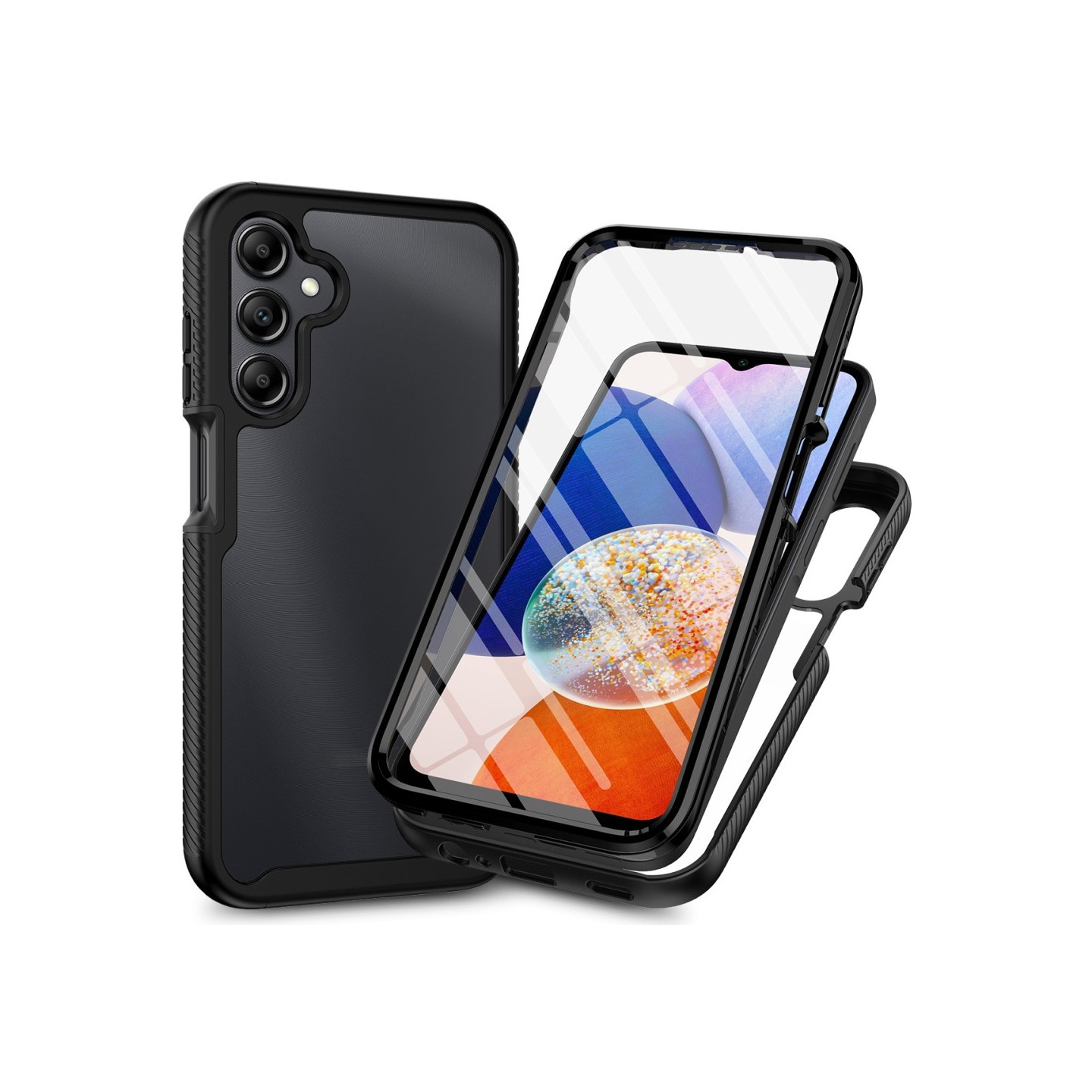 Til Samsung Galaxy A16 PC+TPU - deksel med støtsikker telefonveske