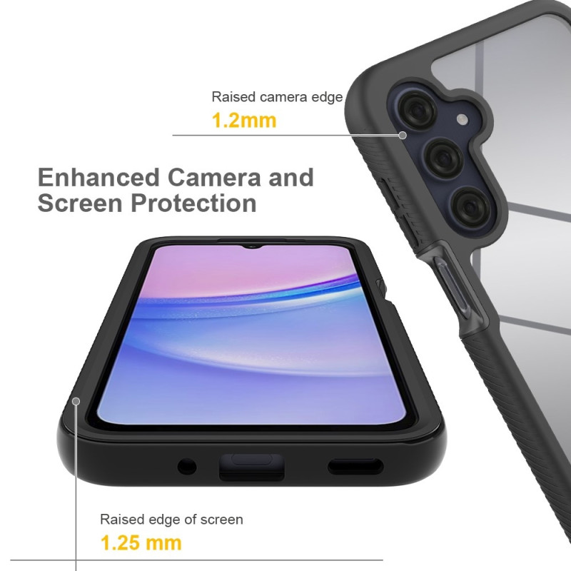 För Samsung Galaxy A16 skal i PC+TPU med stötdämpande mobilskal