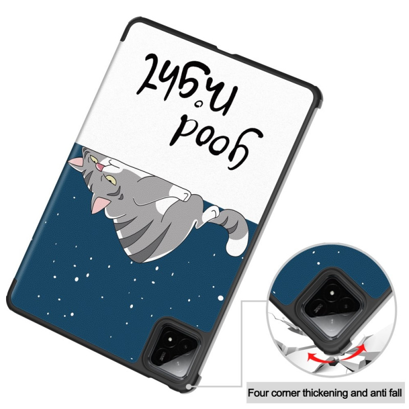 Slim Fit Cover Case For Xiaomi Pad 7 Auto Wake / Sleep - Cat