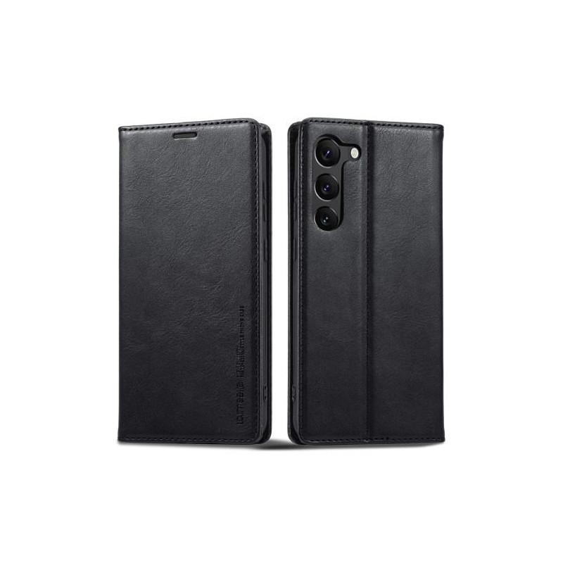 LC.IMEEKE Wallet Case for Samsung Galaxy S23+ (Plus) - Black