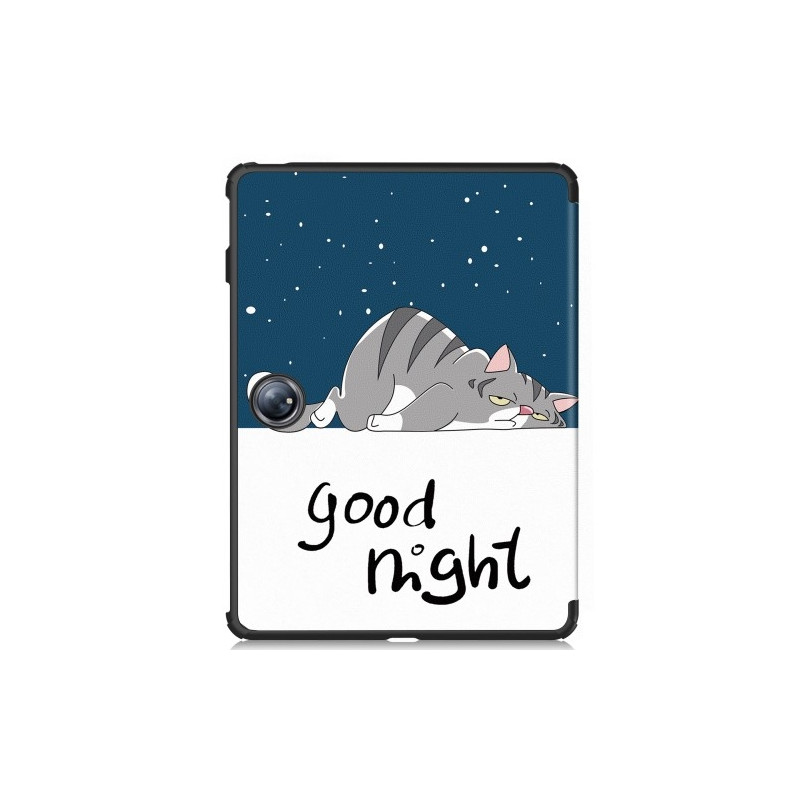 Til OnePlus Pad 2 Tri - fold Stand Wake/Sleep Cover Tabletetui - Cat