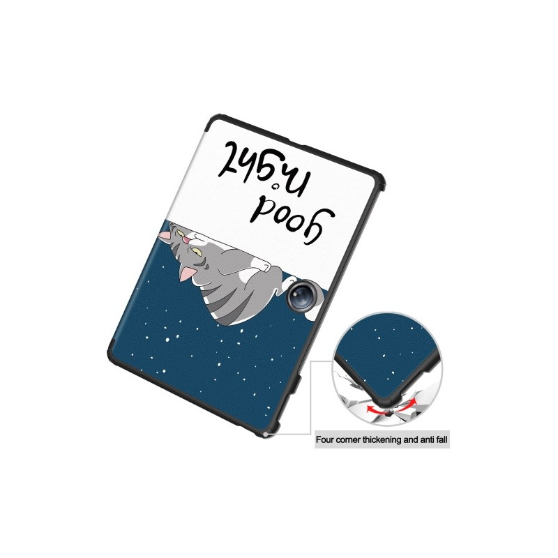 For OnePlus Pad 2 Tri - fold Stand Wake / Sleep Cover Tablet Case - Cat