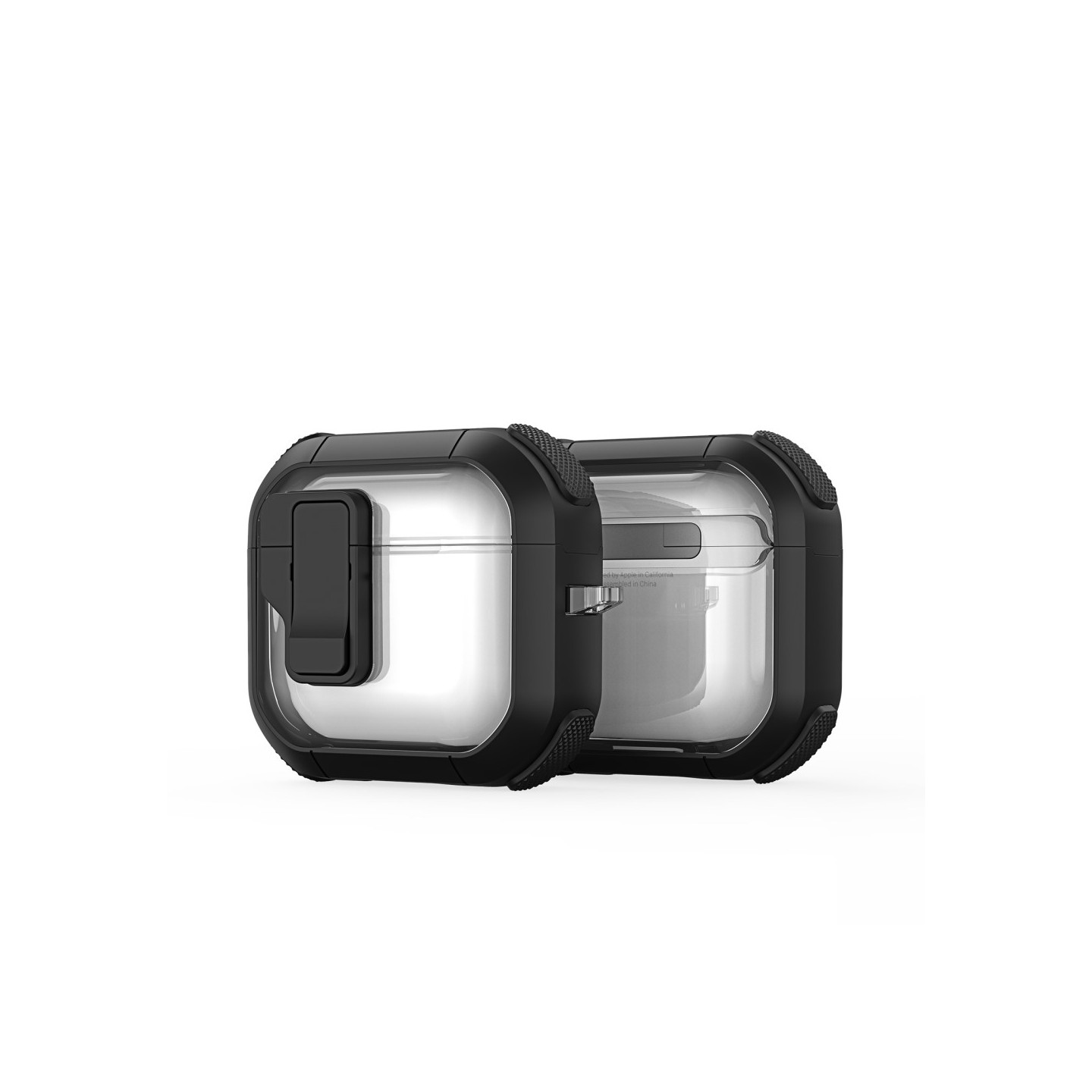DUX DUCIS För AirPods 4 Fodral PC+TPU Bluetooth Fodral / Skal med krok