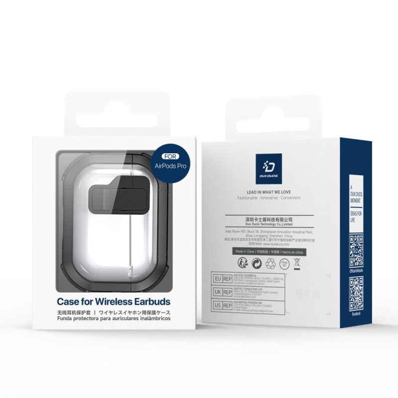 AirPods 4 - kotelolle DUX DUCIS PC+TPU Bluetooth - kotelo / kuori koukulla