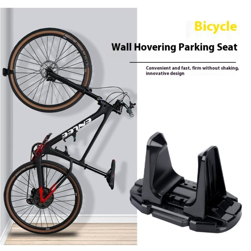 Wall - mounted vertical bicycle parking rack Space - saving bicycle storage rack