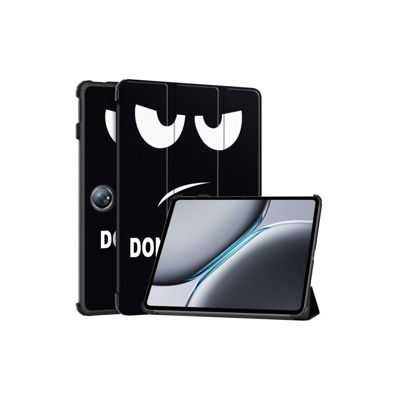Til OnePlus Pad 2 Tri - fold Stand Wake/Sleep Cover Tabletetui - Don't