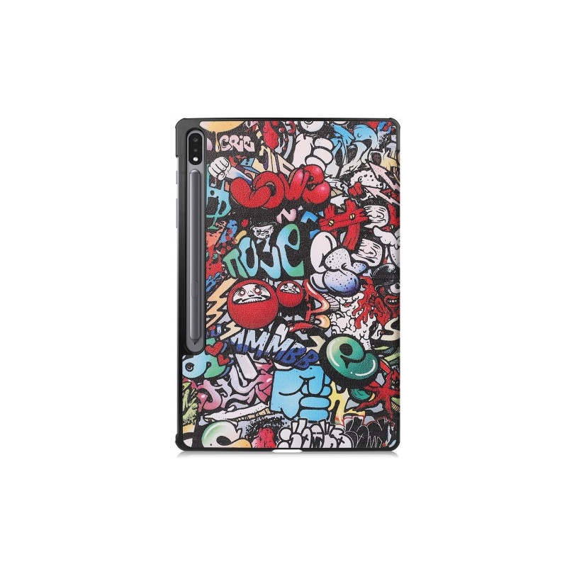 Slim Fit Cover Fodral Till Samsung Galaxy Tab S10+ (S10 Plus) - Graffiti