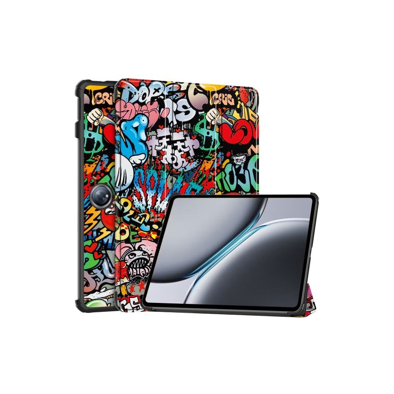 Slim Fit Cover Fodral För OnePlus Pad 2 Auto Wake / Sleep - Graffiti