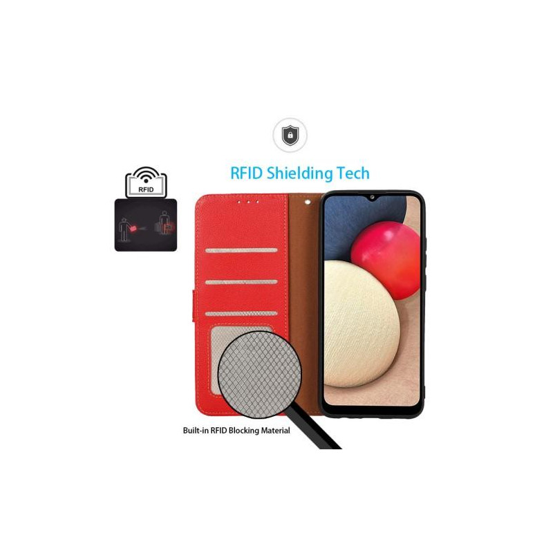 KHAZNEH Phone Cover to Samsung Galaxy S23+ (Plus) - Red/Black