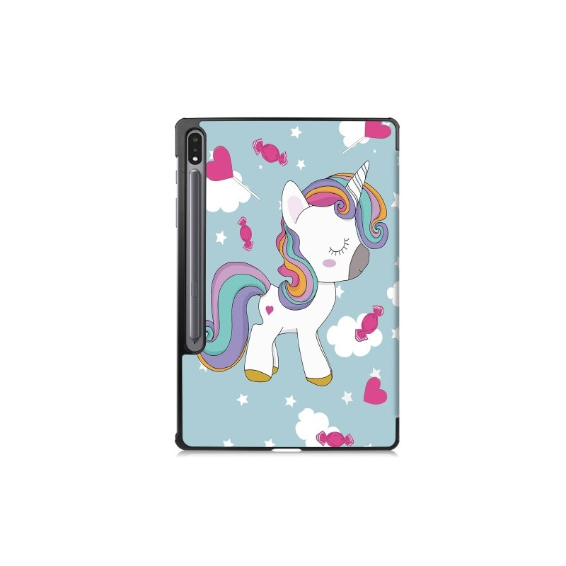 Trifoldet stativ Smart Taske til Samsung Galaxy Tab S10+ (S10 Plus)