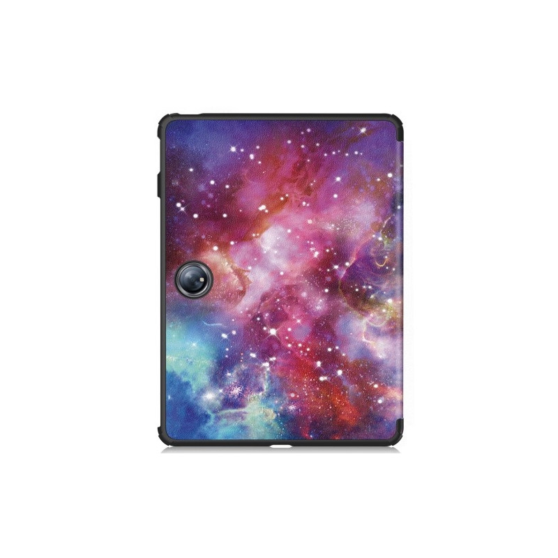 For OnePlus Pad 2 Tri - fold Stand Wake / Sleep Cover Tablet Case - Space