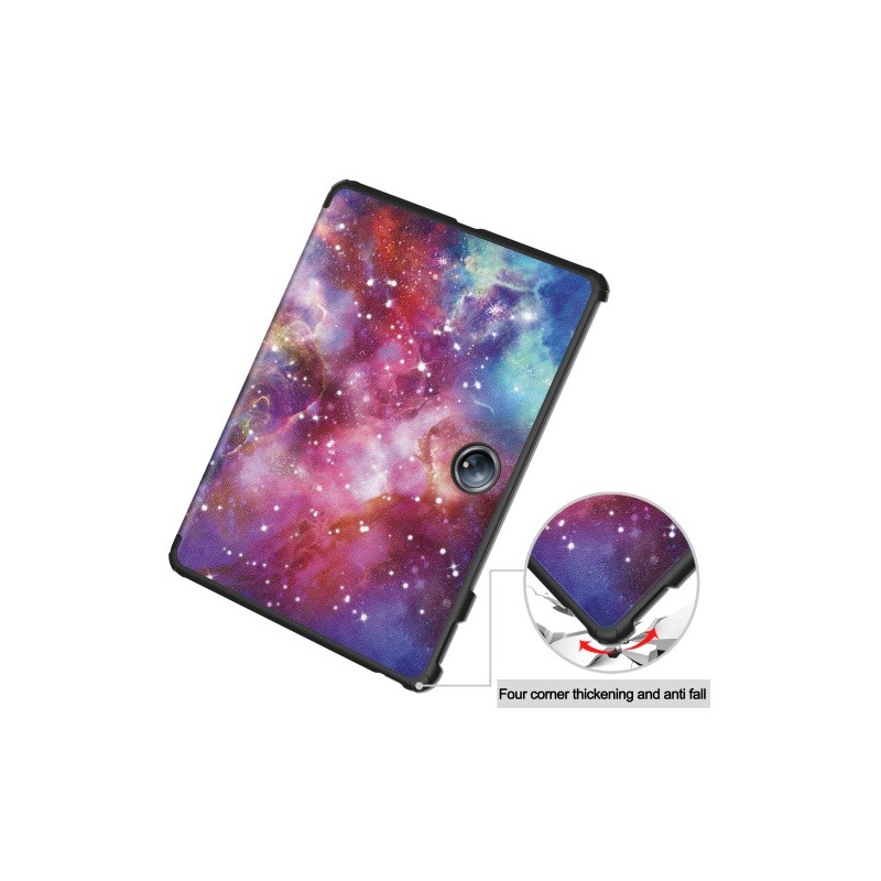 Til OnePlus Pad 2 Tri - fold Stand Wake/Sleep Cover Tabletetui - Space
