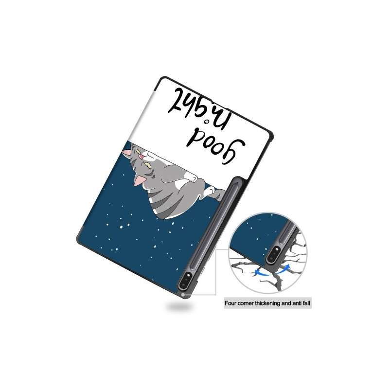 Tri - fold Stand Smart Case for Samsung Galaxy Tab S10+ (S10 Plus)