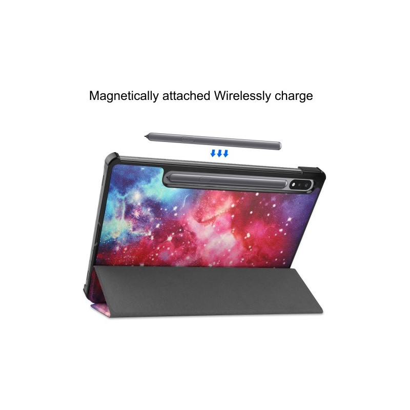 Tri - fold Stand Smart Case for Samsung Galaxy Tab S10+ (S10 Plus)