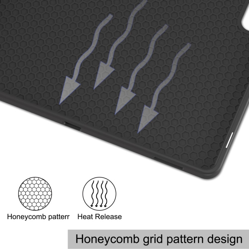 Til Samsung Galaxy Tab S10 Ultra Stativcover Stødsabsorberende Cover med Pen Holder