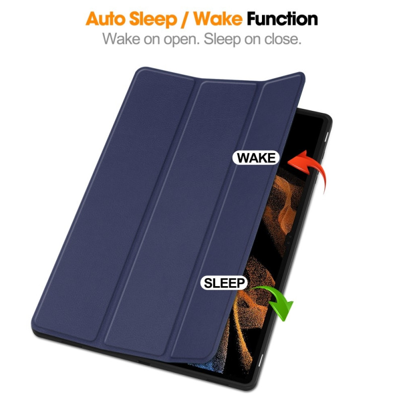 For Samsung Galaxy Tab S10 Ultra Stand Case Shock - Absorbent Tablet Cover with Pen Slot