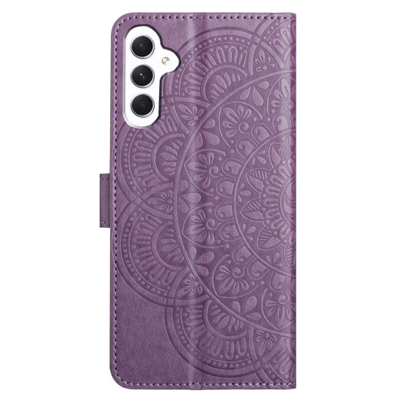 Til Samsung Galaxy A16 5G / A16 4G Cover med Kortlommer og Mandala Mønster