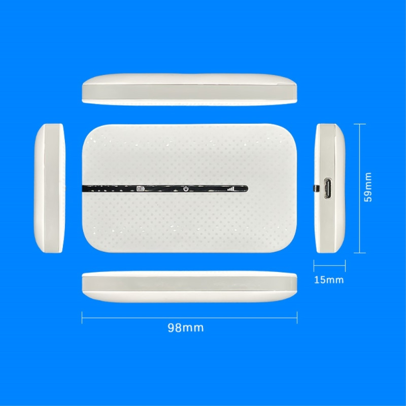 Kannettava 4G LTE - reititin 150 Mbps High Speed Pocket WiFi Hotspot Modem EU - versio