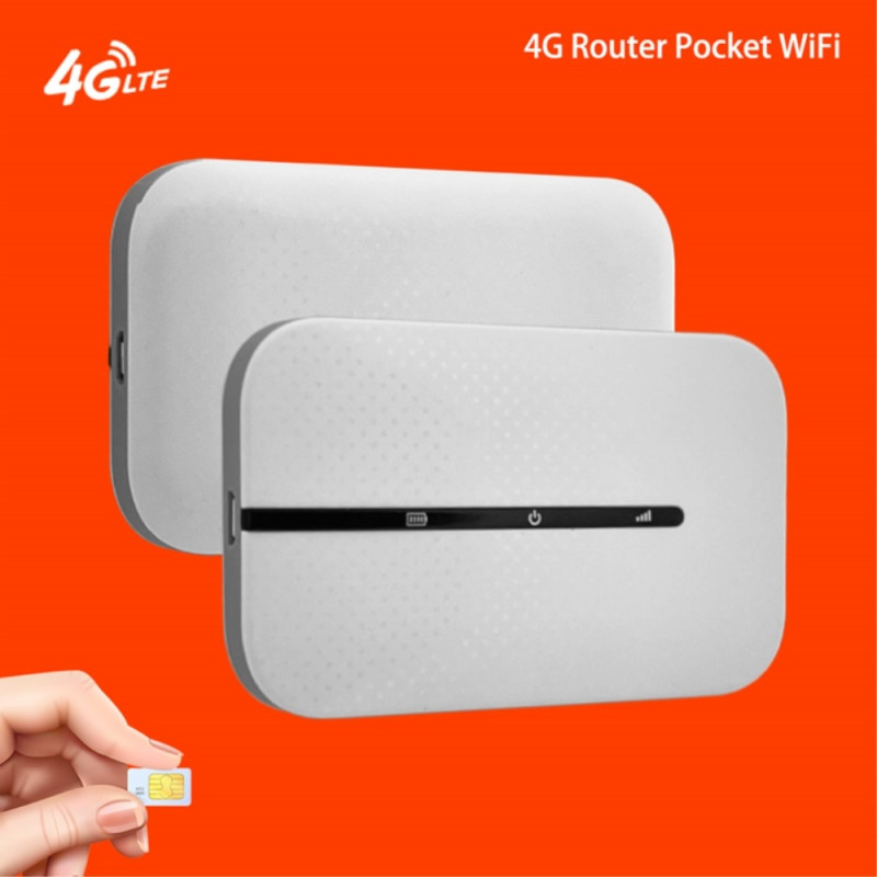 Bärbar 4G LTE - router 150 Mbps High Speed Pocket WiFi Hotspot - modem EU - version