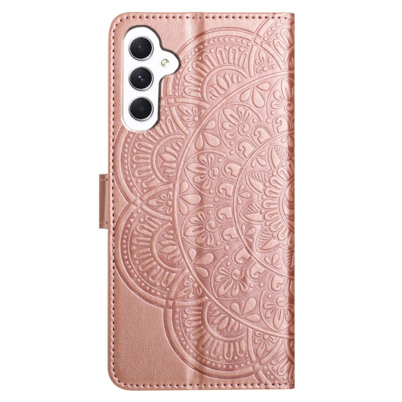 Til Samsung Galaxy A16 5G / A16 4G Cover med Kortlommer og Mandala Mønster