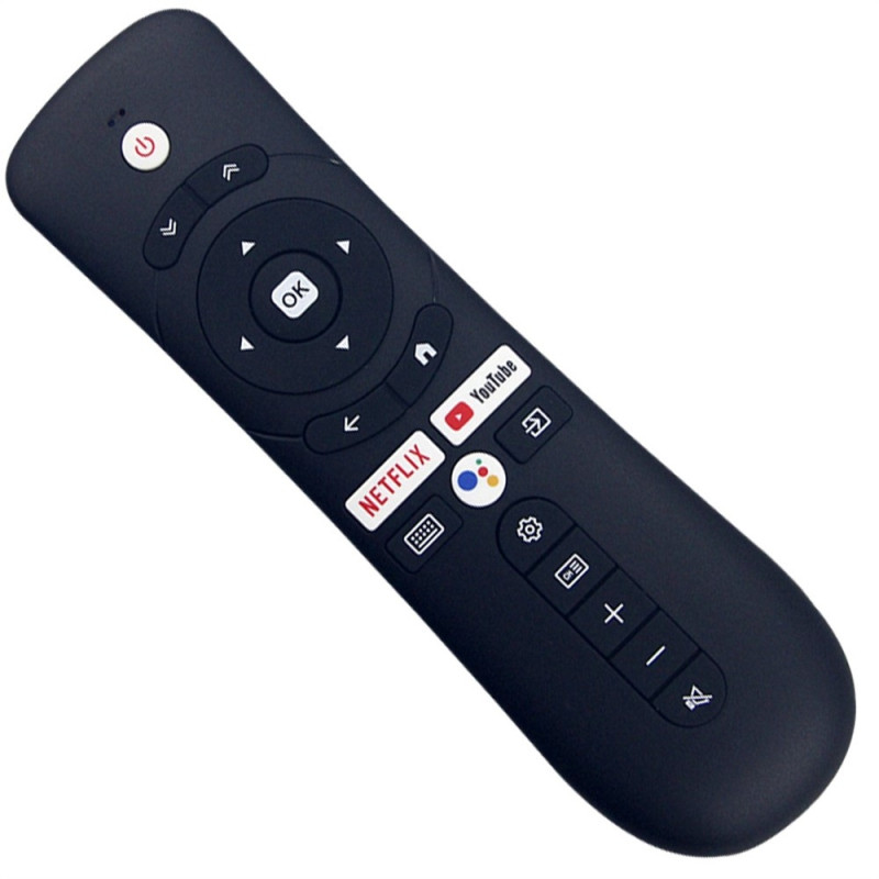 TV remote control Replacement for RC-201BV For Syinix 4K UHD TV with Voice Function